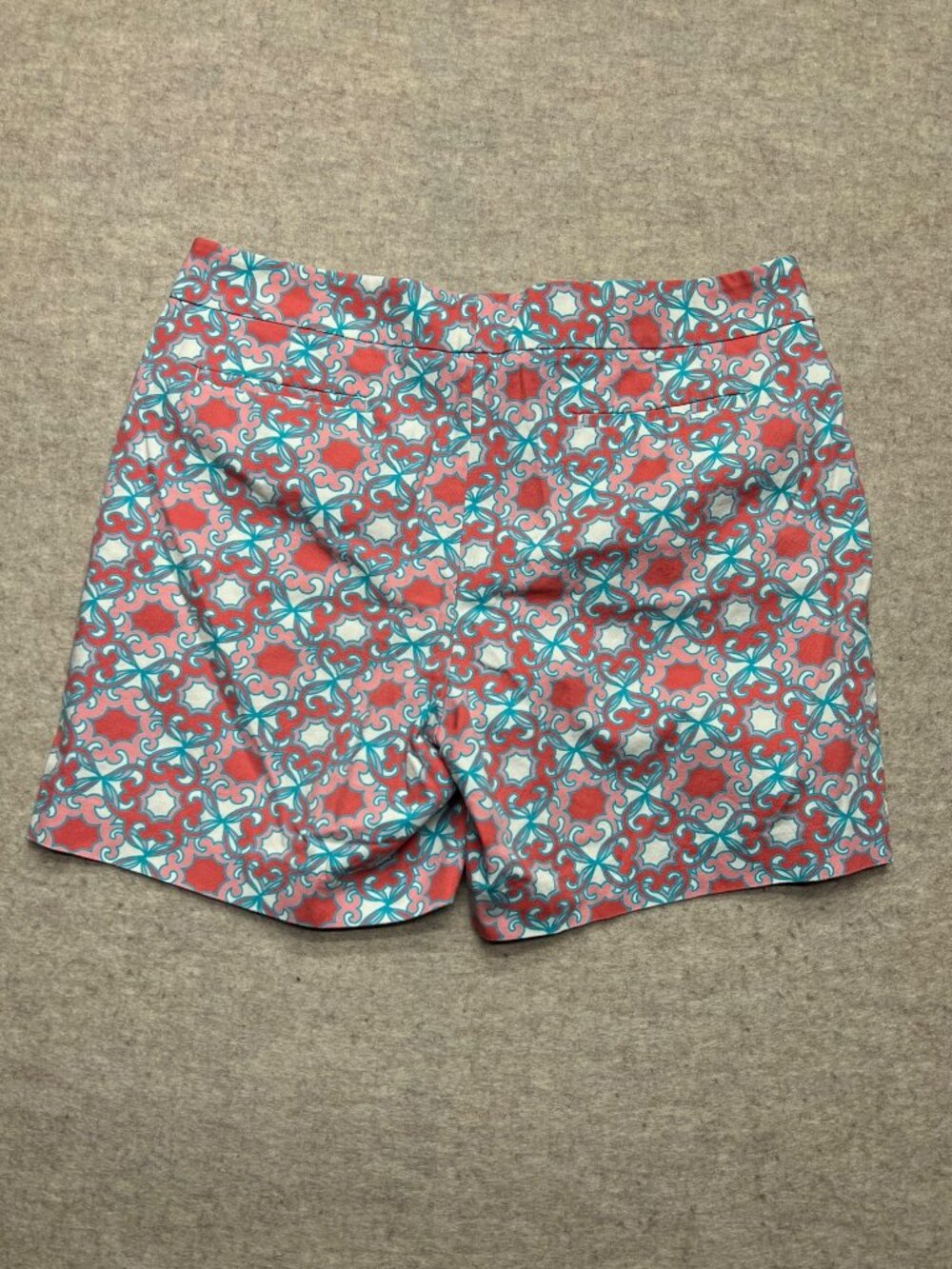 Talbots All Over Print High Rise Shorts Stretch Summer Preppy 16 - Picture 3 of 8